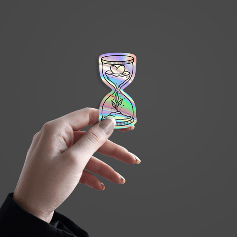 Houeglass Holographic Sticker