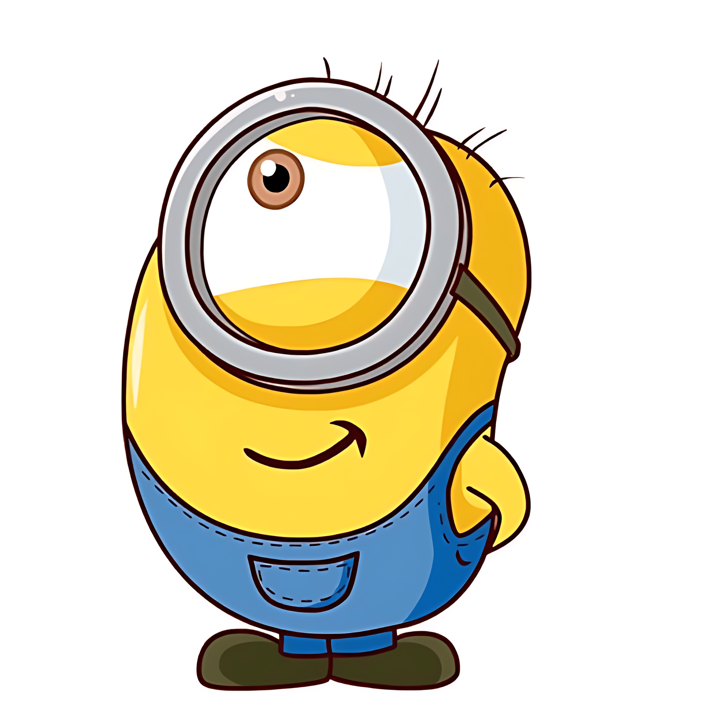 Minion Character Sticker