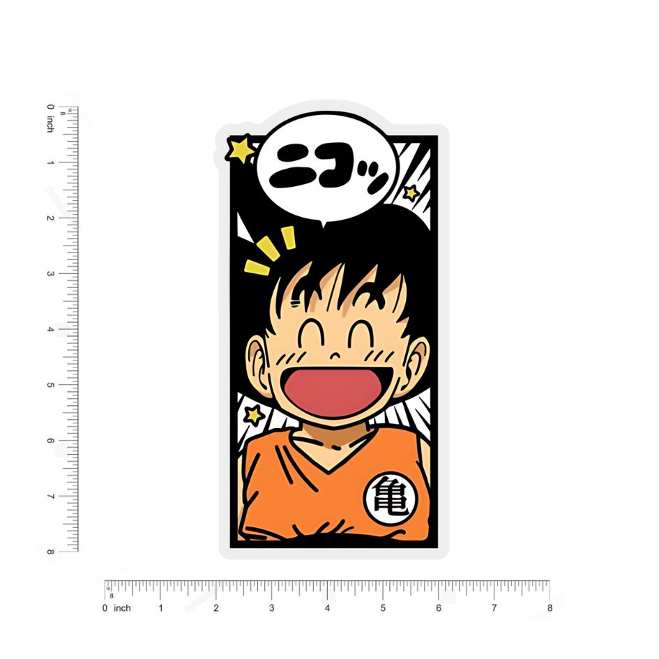 Goku bumper sticker