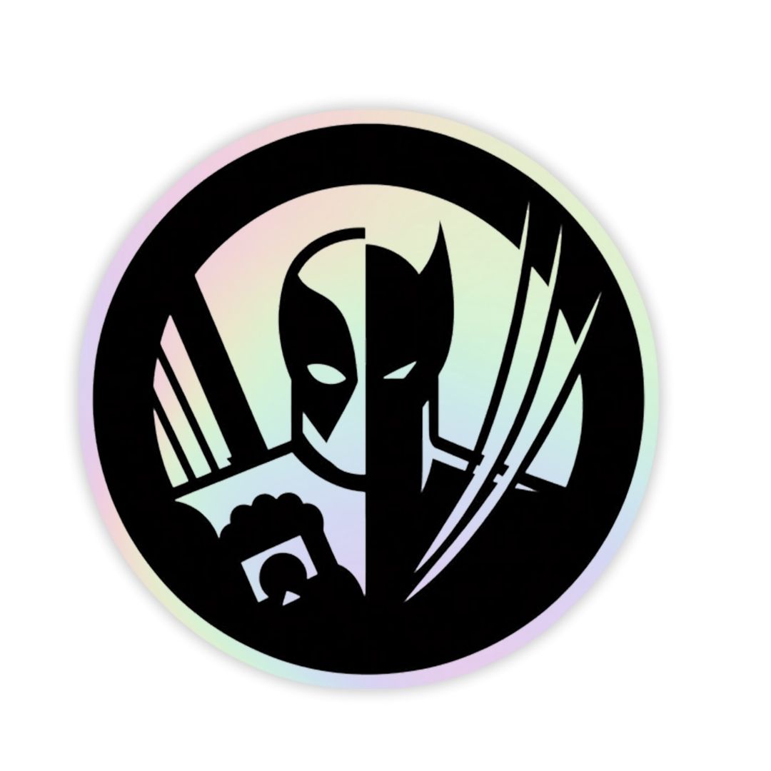 Deadpool V2  Holographic Sticker