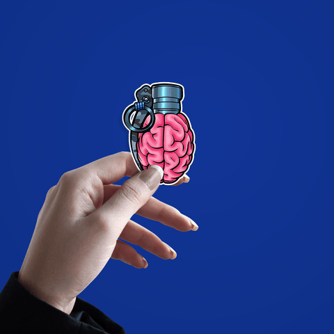 Brain Bomb Sticker