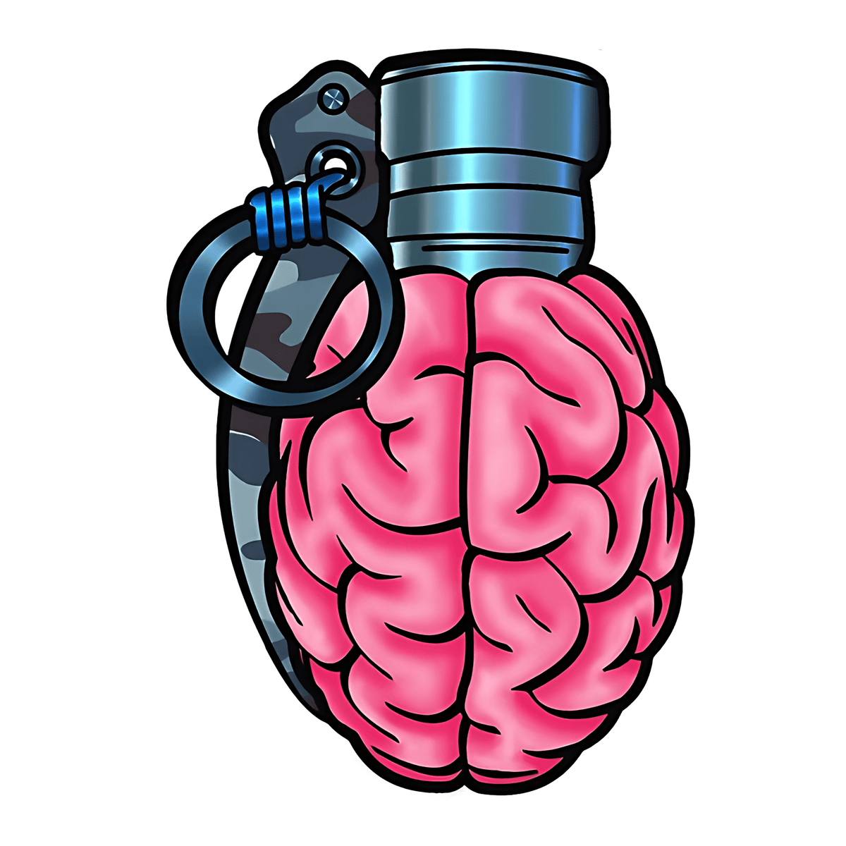 Brain Bomb Sticker