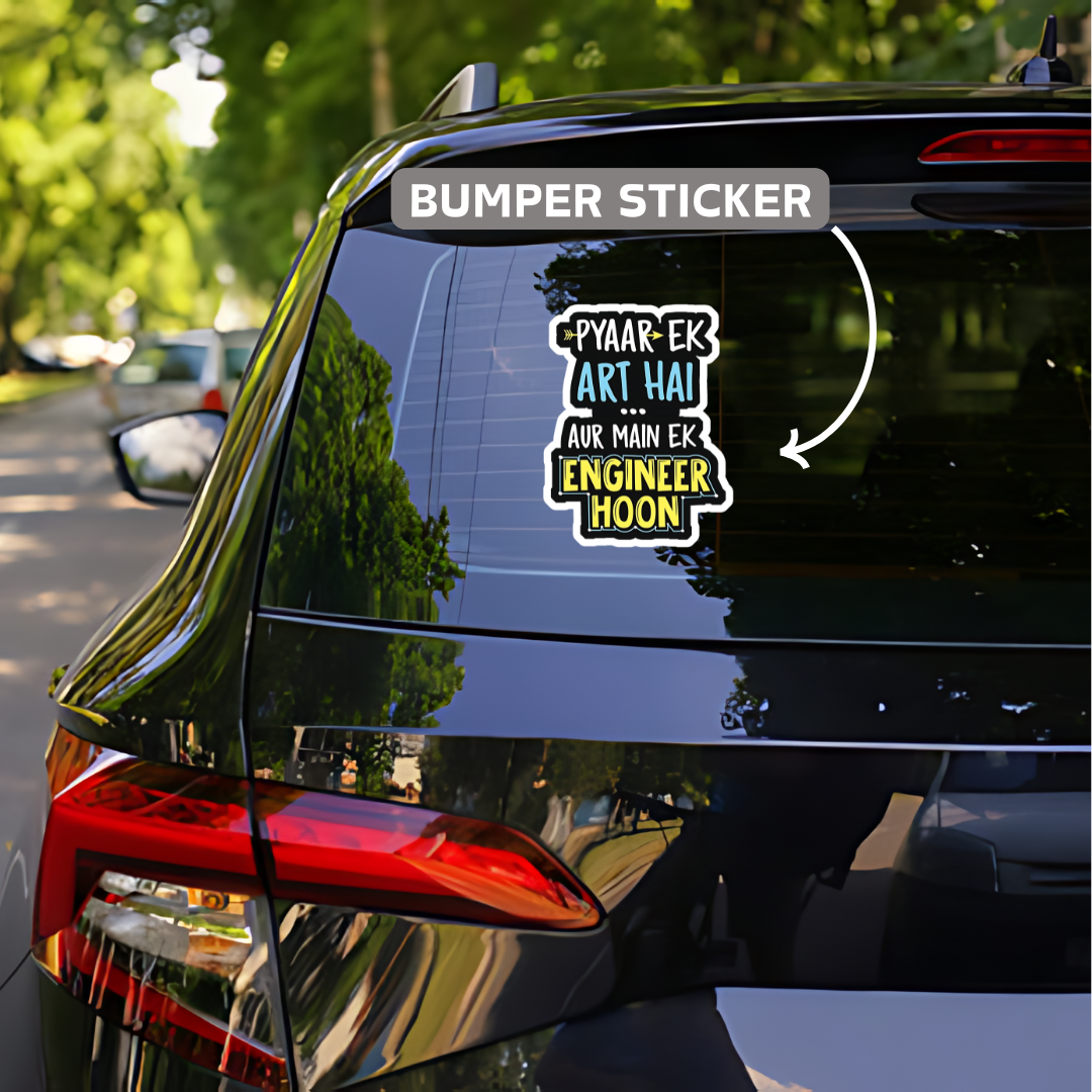 Pyar ek art hai bumper Sticker