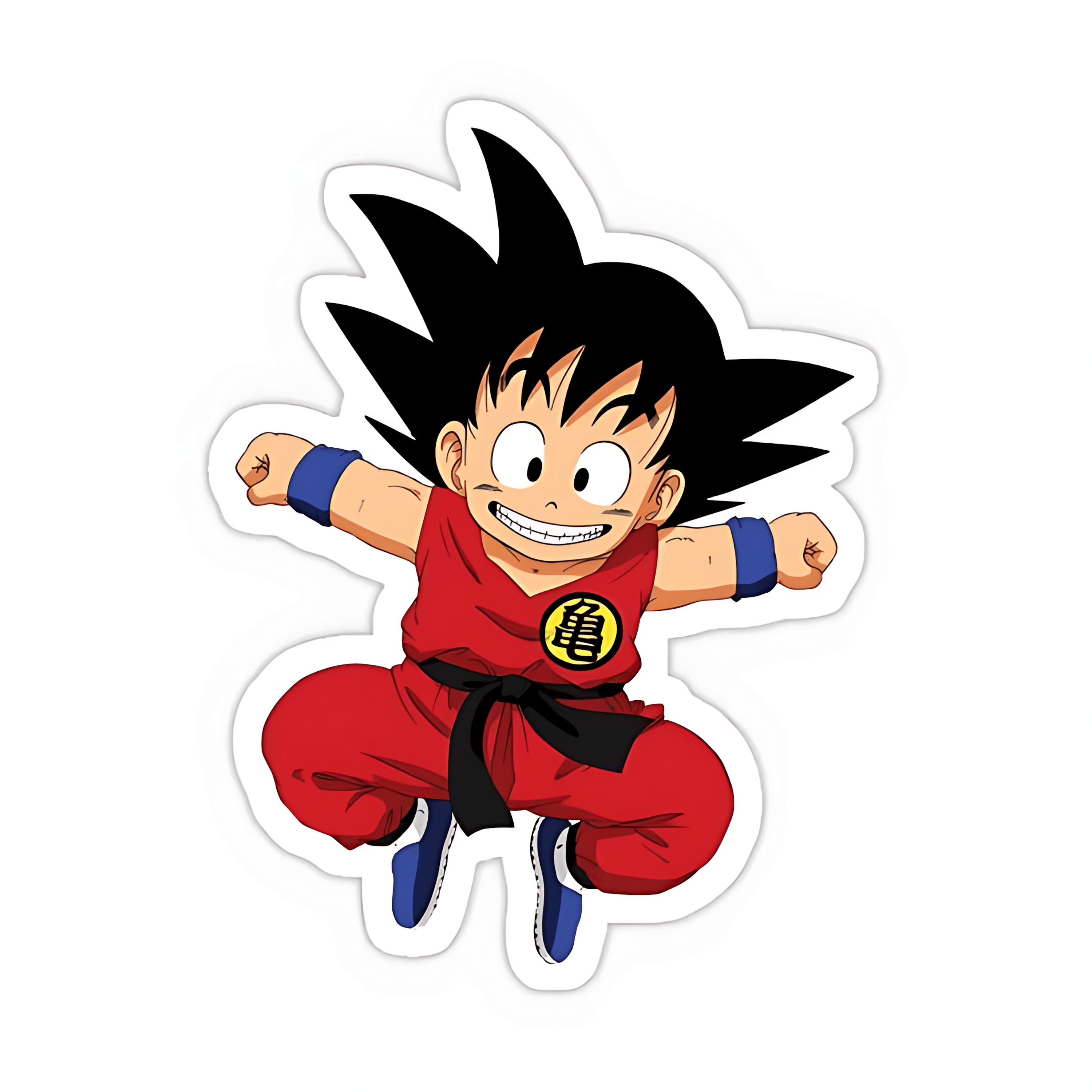 Kid Goku retro Sticker