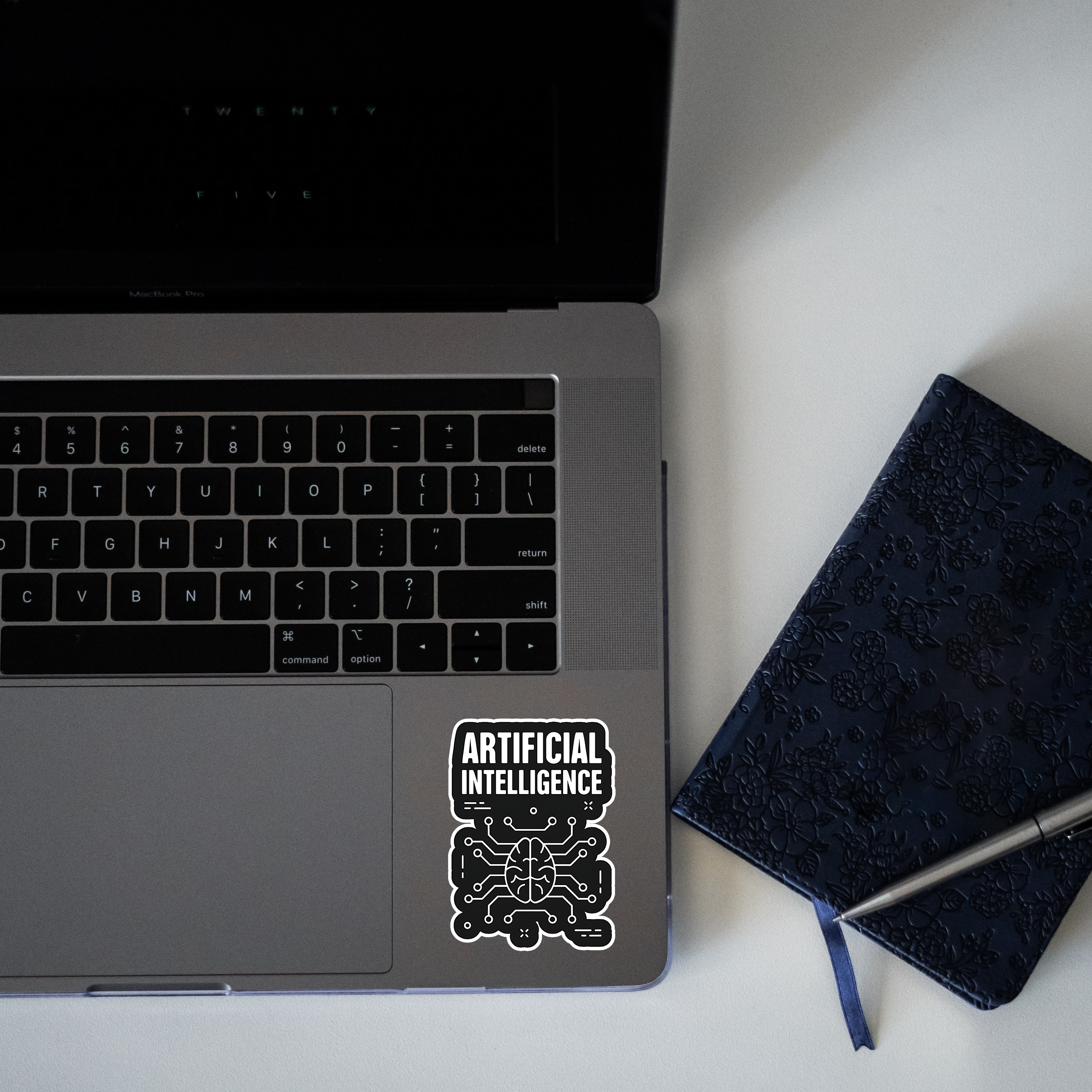 Artificial Intelligence Brain Sticker