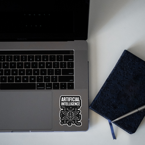 Artificial Intelligence Brain Sticker