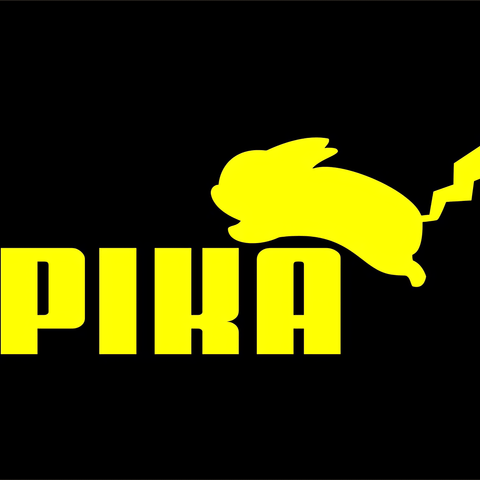 Pika Pikachu Sticker