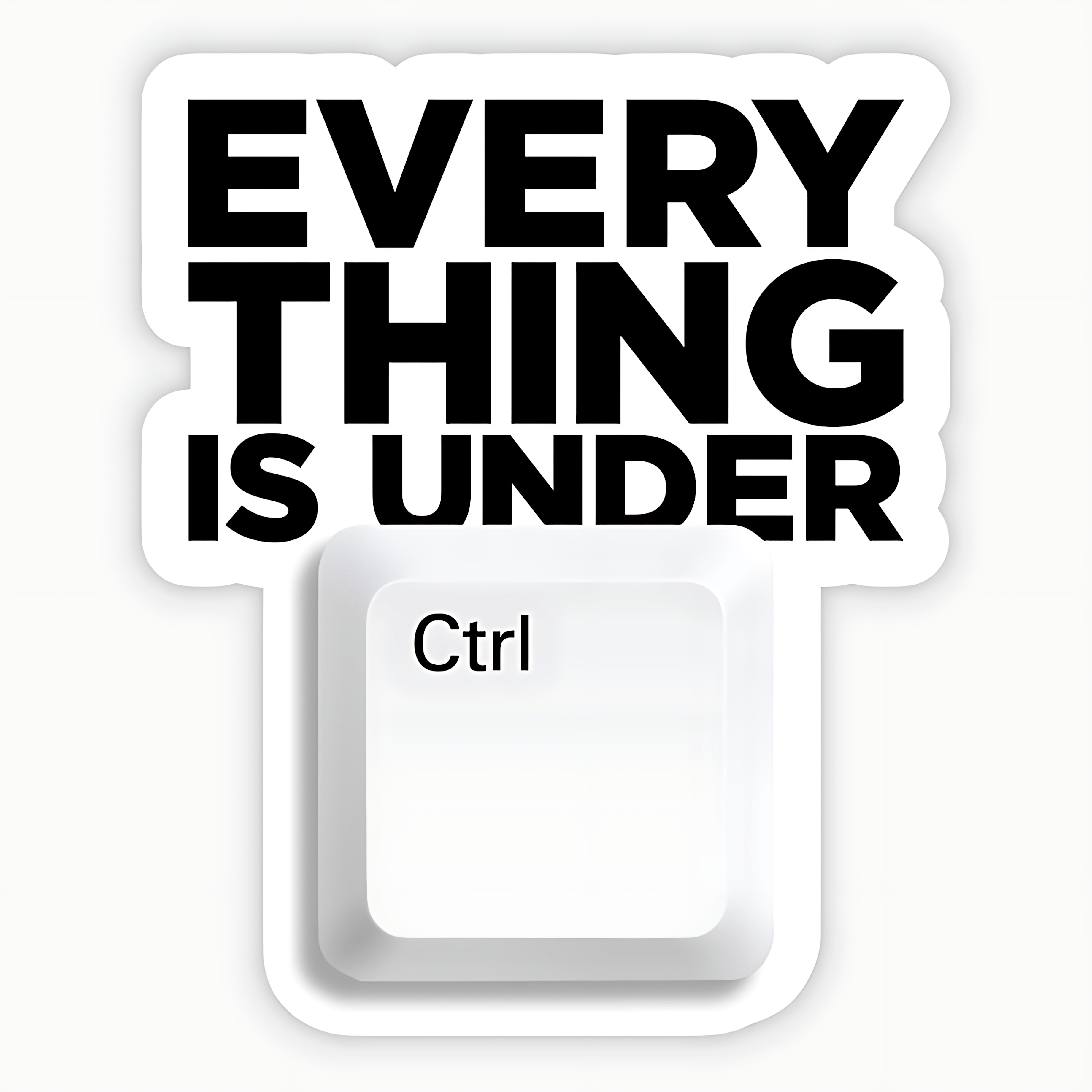 Everything is under Ctrl  Sticker