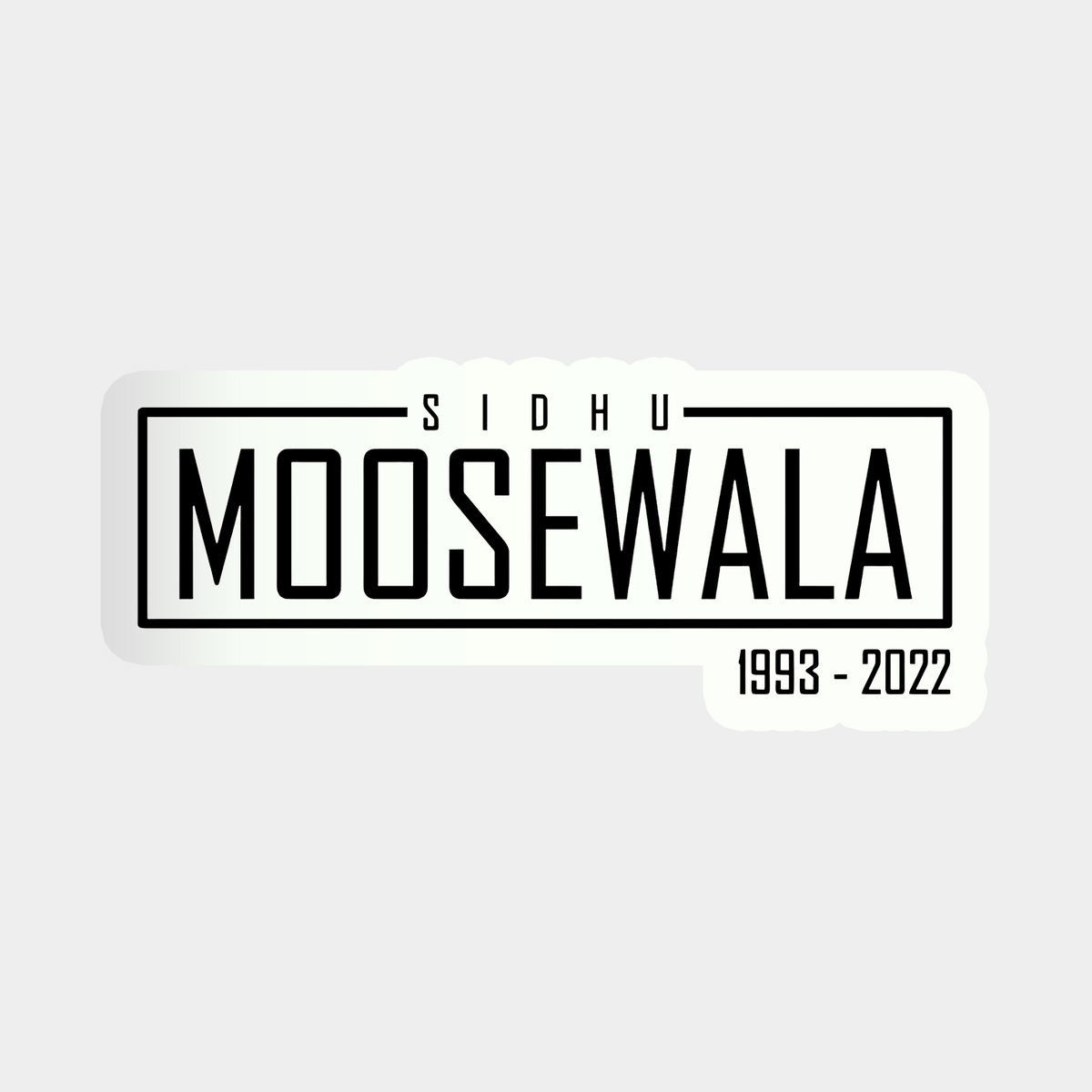 Sidhu Moosewala 1993-2022 Sticker