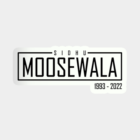 Sidhu Moosewala 1993-2022 Sticker