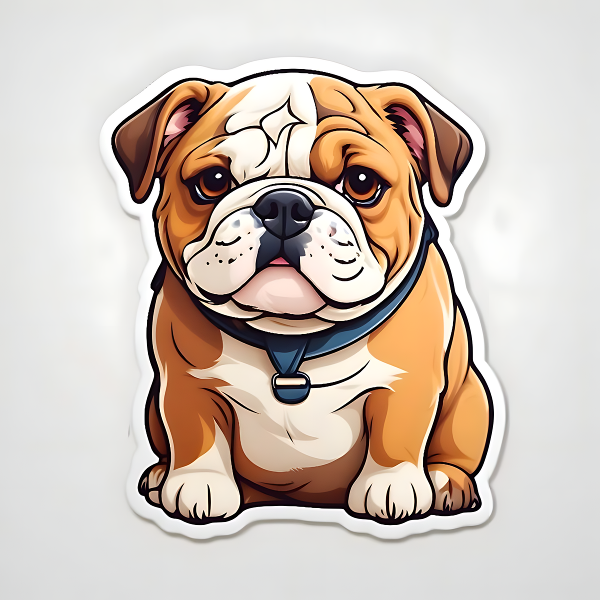 Cute Bulldog Sticker