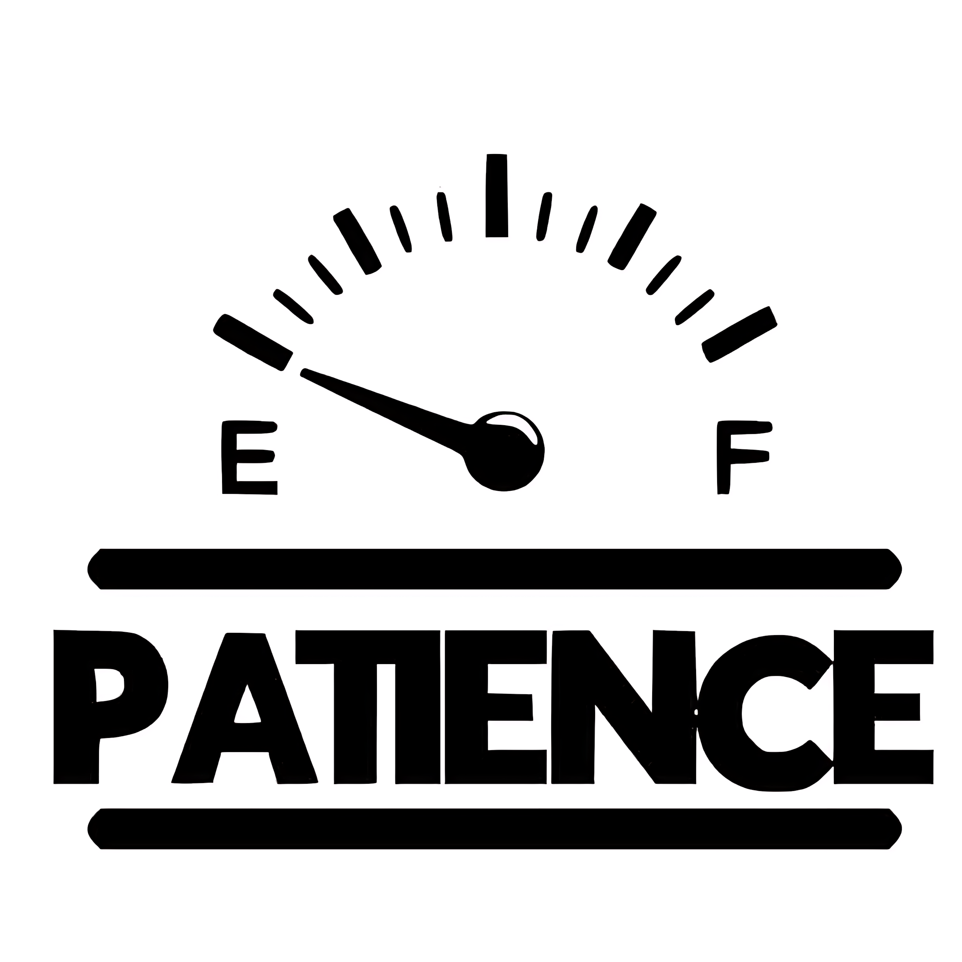 Low Patience Sticker