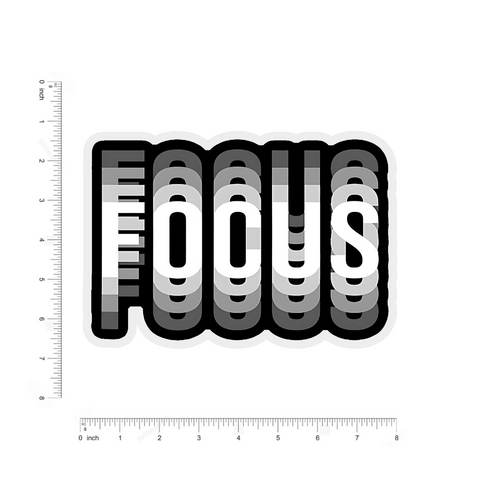 Focus bumper Sticker