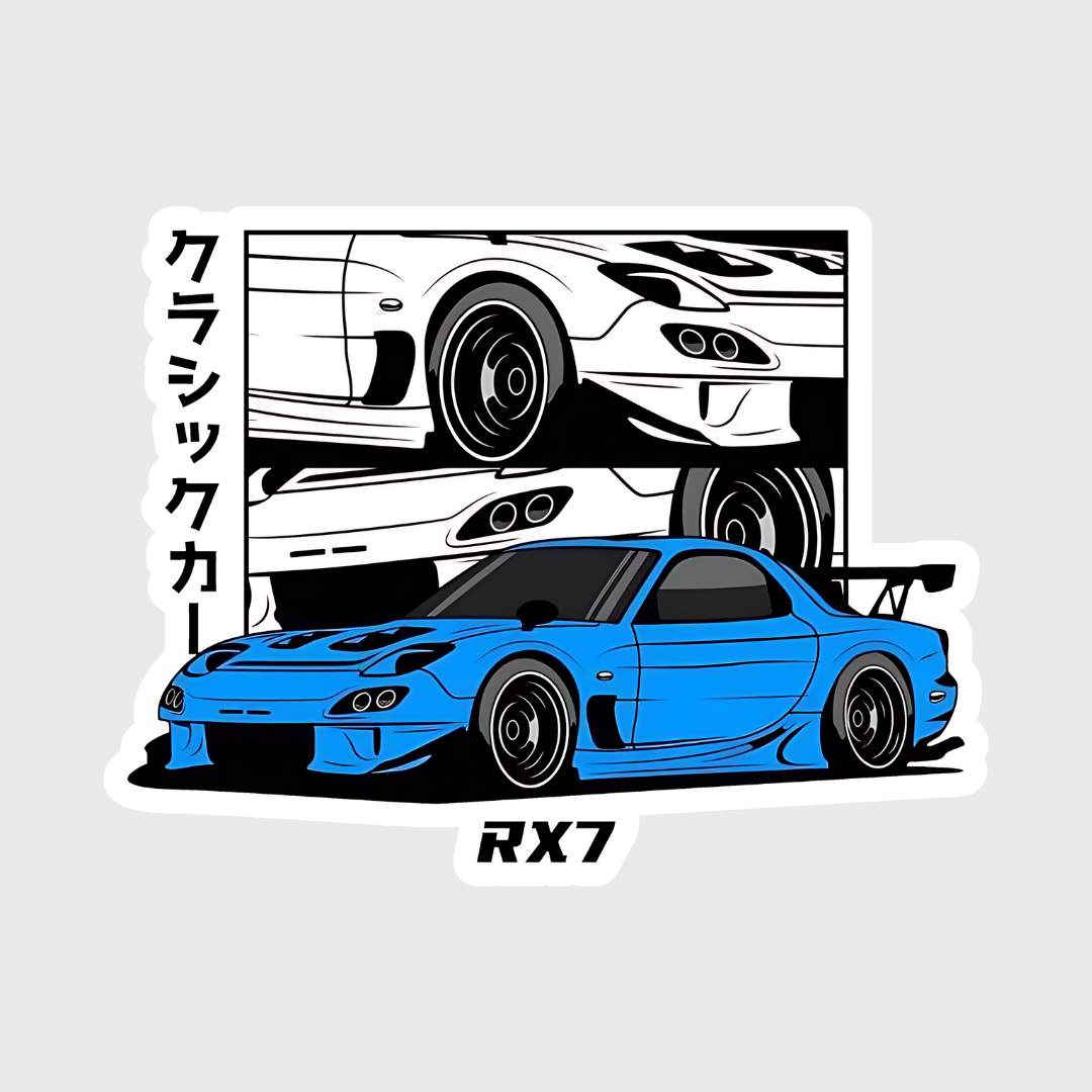 RX 7 Sticker