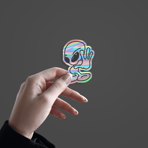 Alein Holographic Sticker