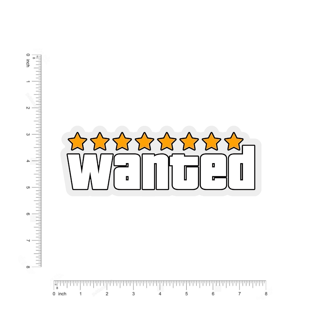 Wanted bumper Sticker