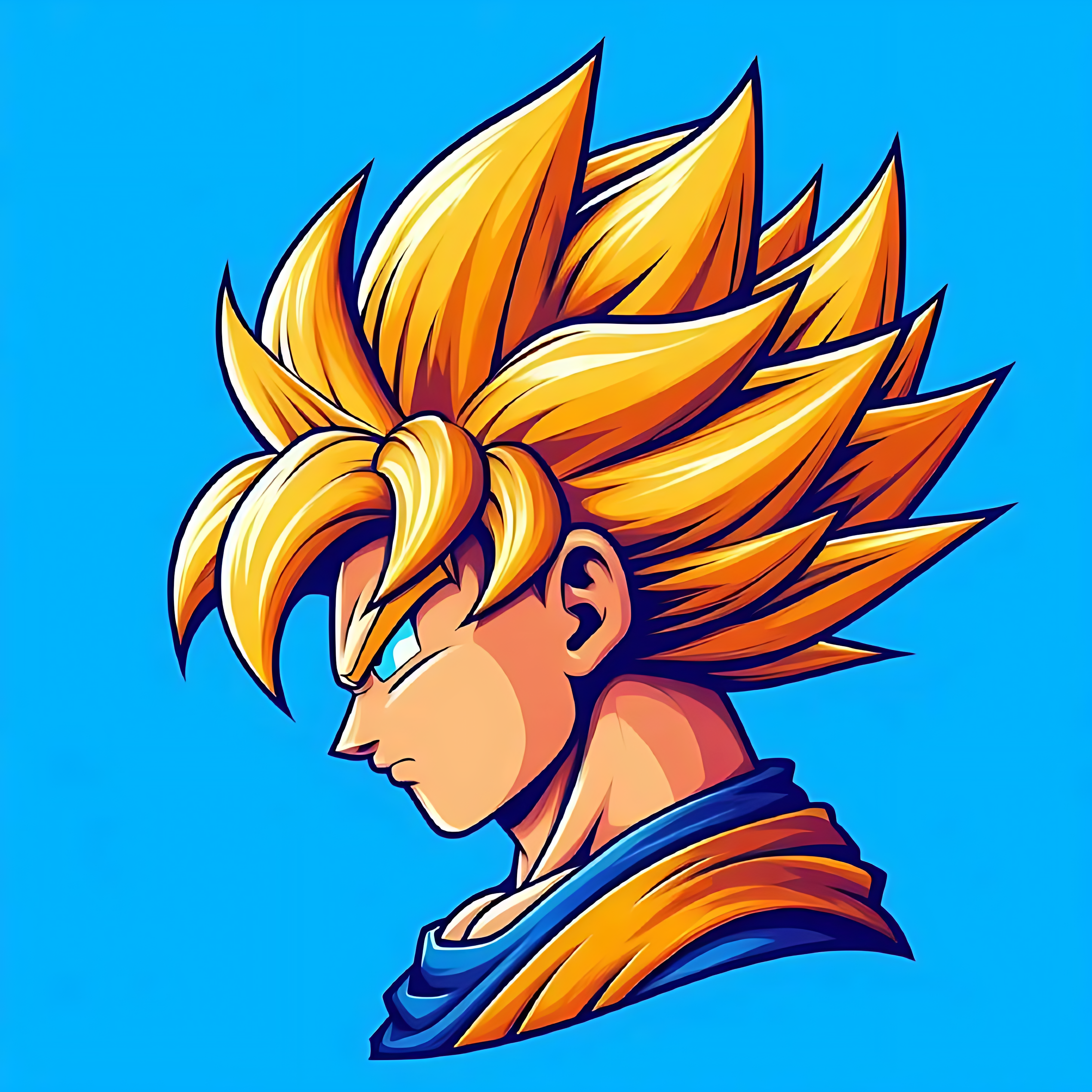 Goku Anime Sticker