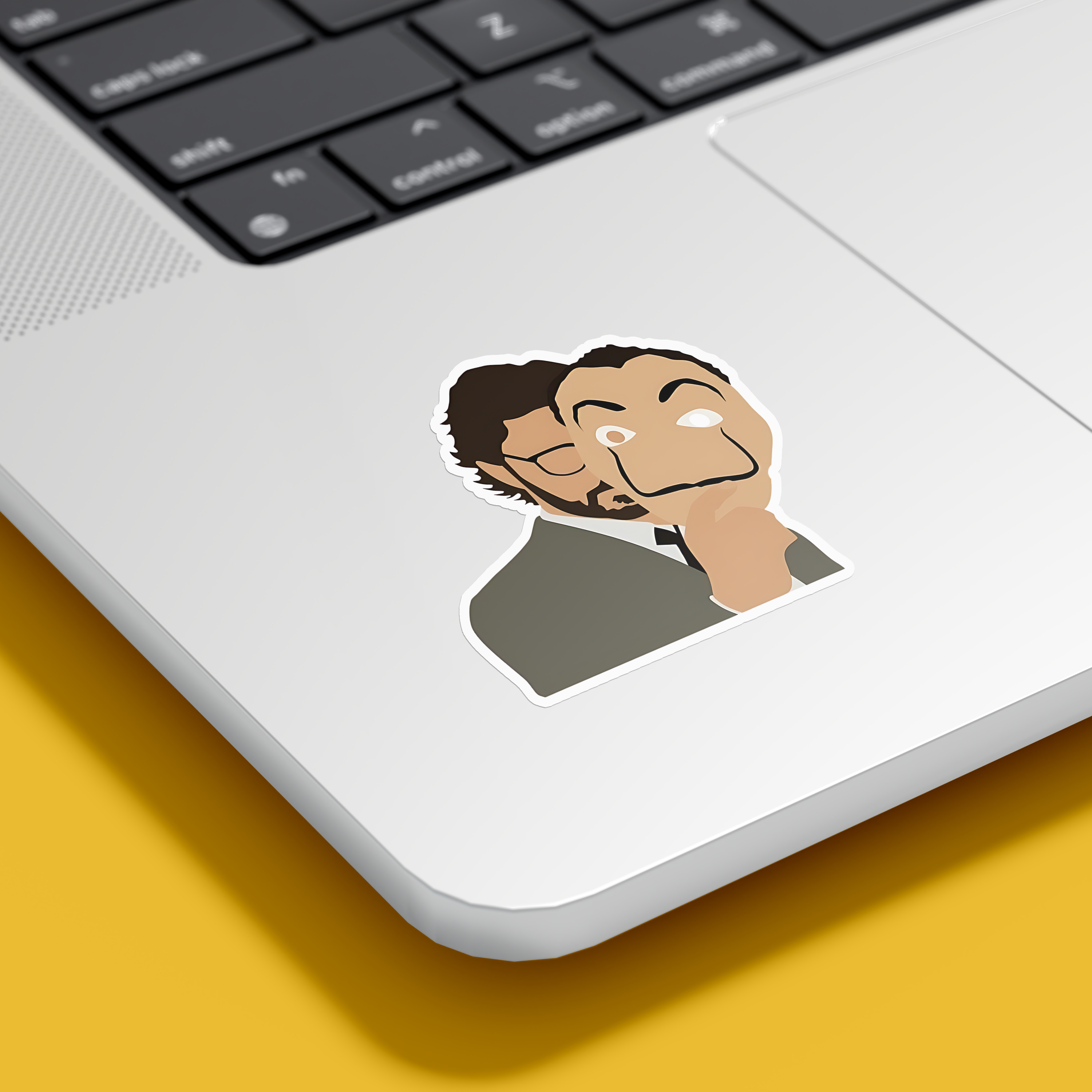 Money Heist Professor Mask Sticker