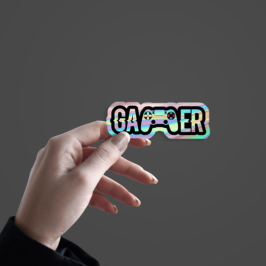 Gamer Holographic Sticker