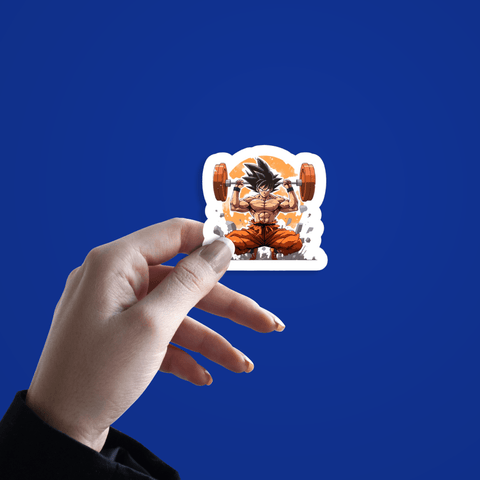 Goku Training Sticker