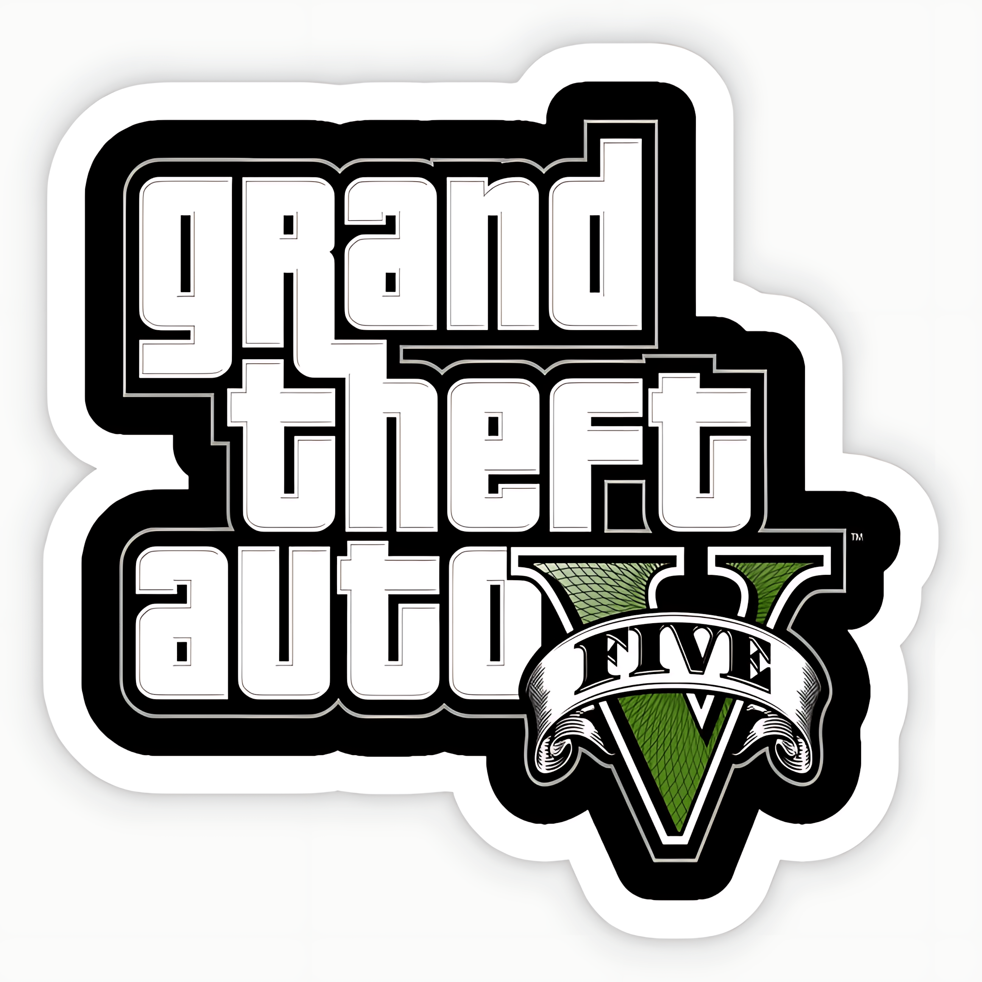 Grand Theft Auto logo Sticker