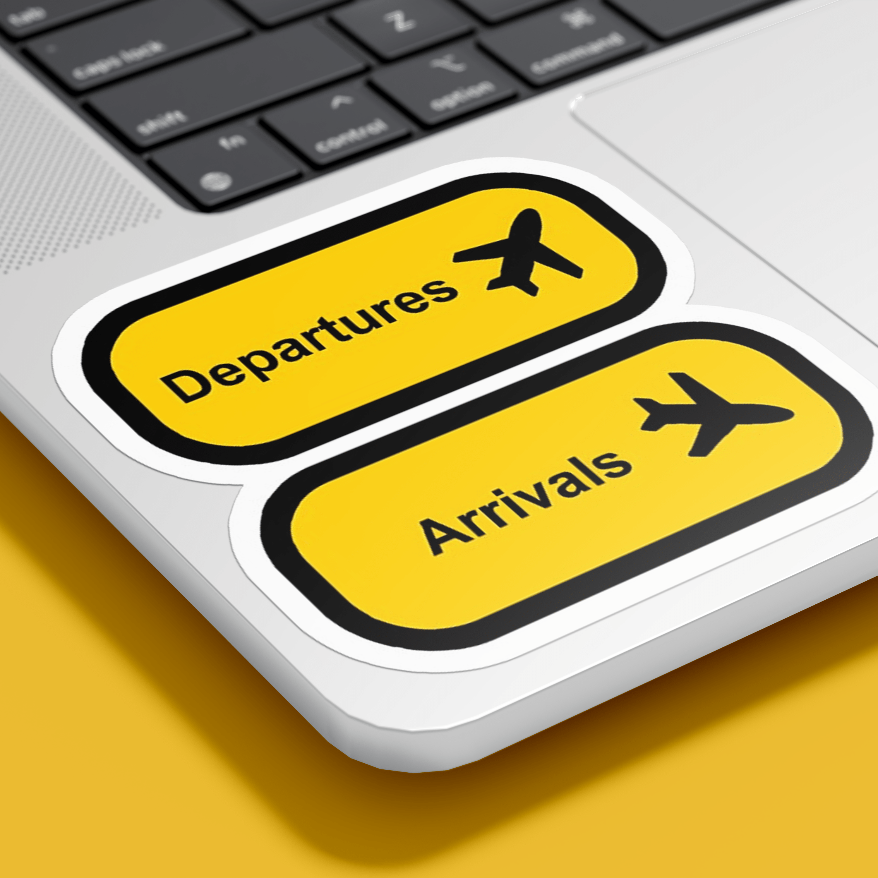 Departure & Arrivals Sticker