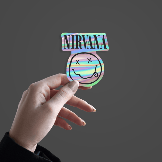 Nirvana Holographic Sticker