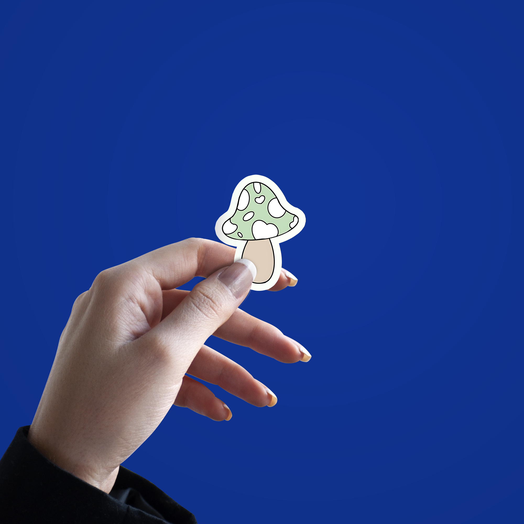 Green Mashroom Sticker