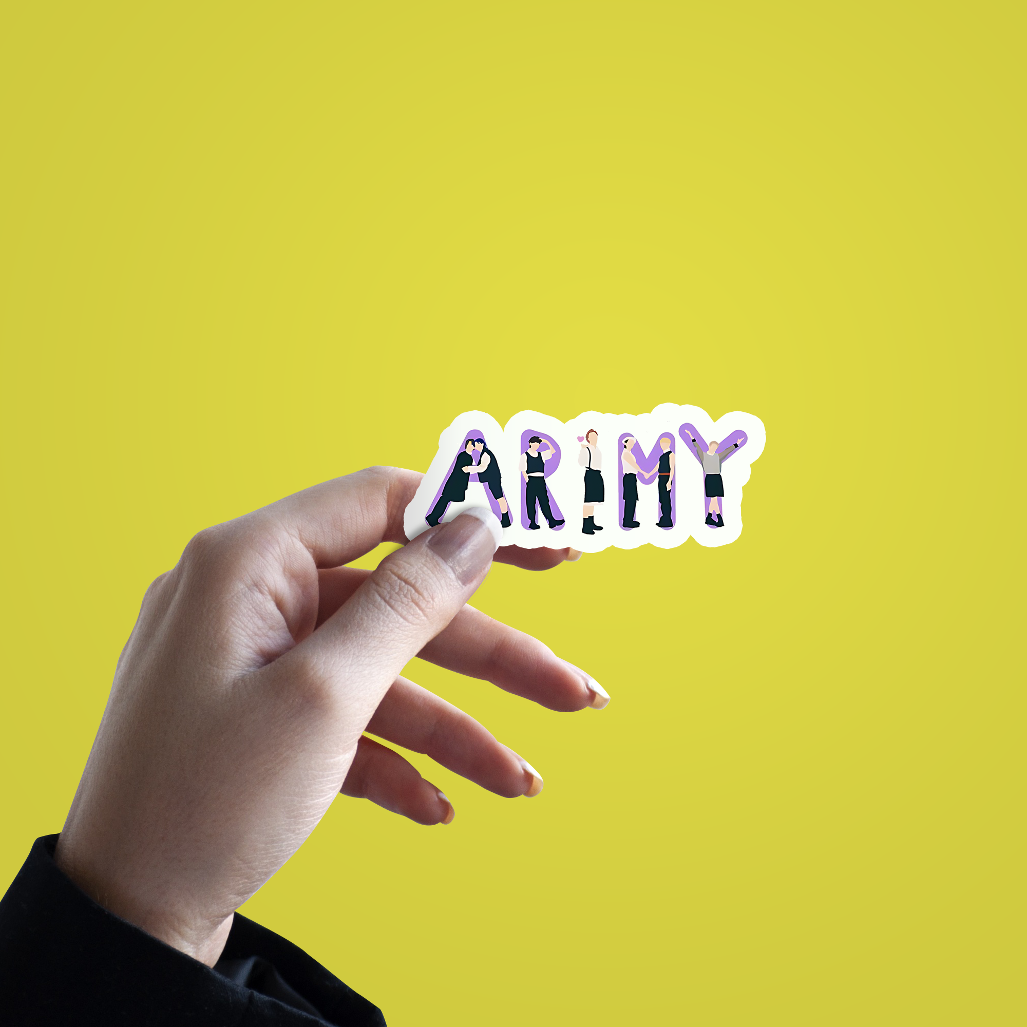 Army k-pop Sticker