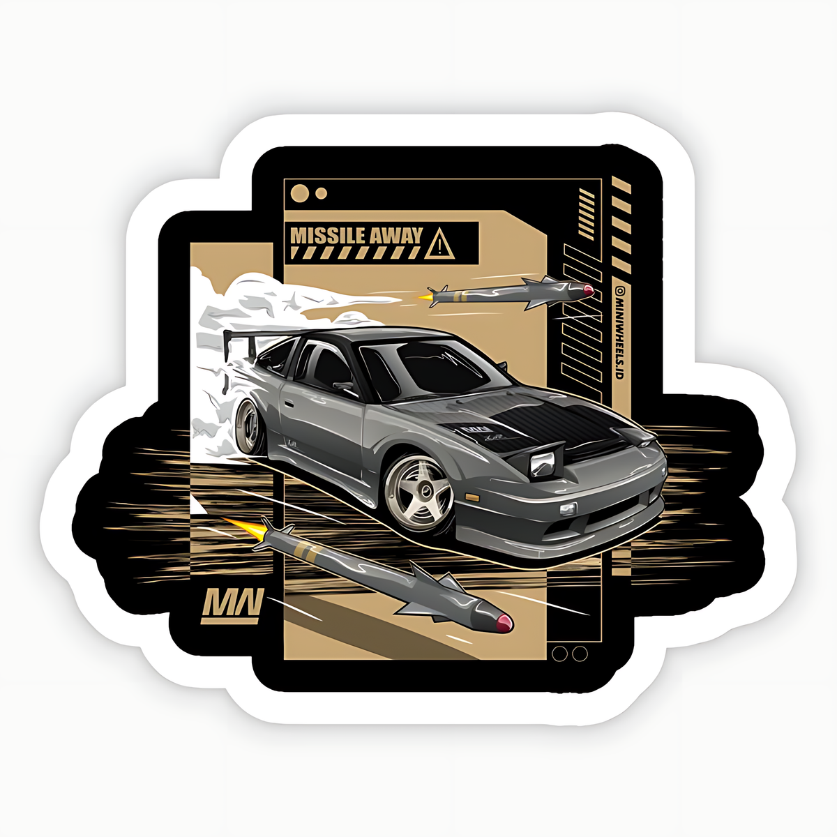 Jdm Missile Away 180sx Sticker