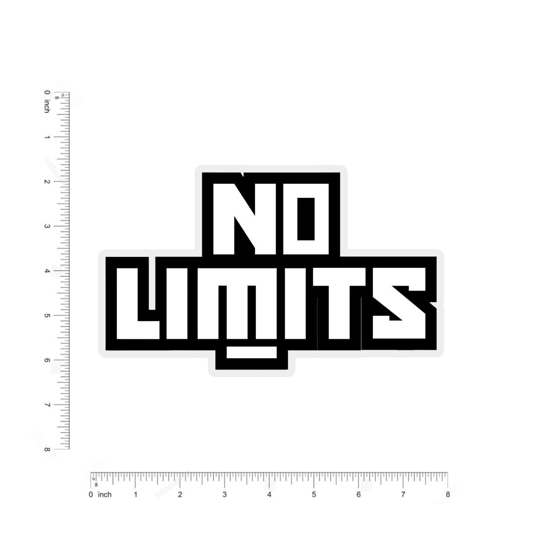 No limits bumper Sticker