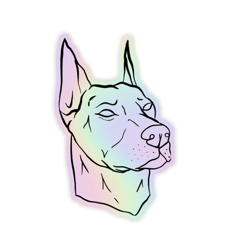 Dog Holographic Sticker