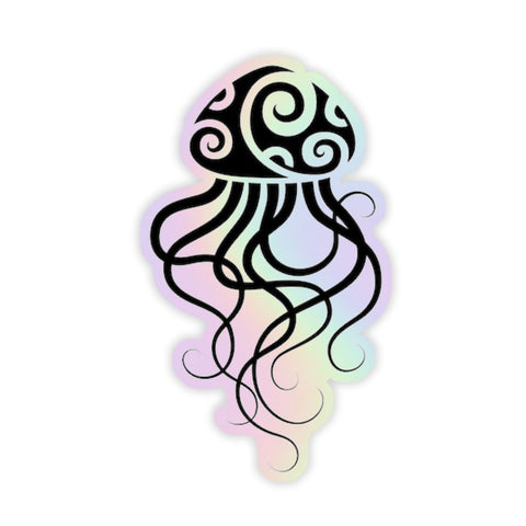 Octopus Holographic Sticker