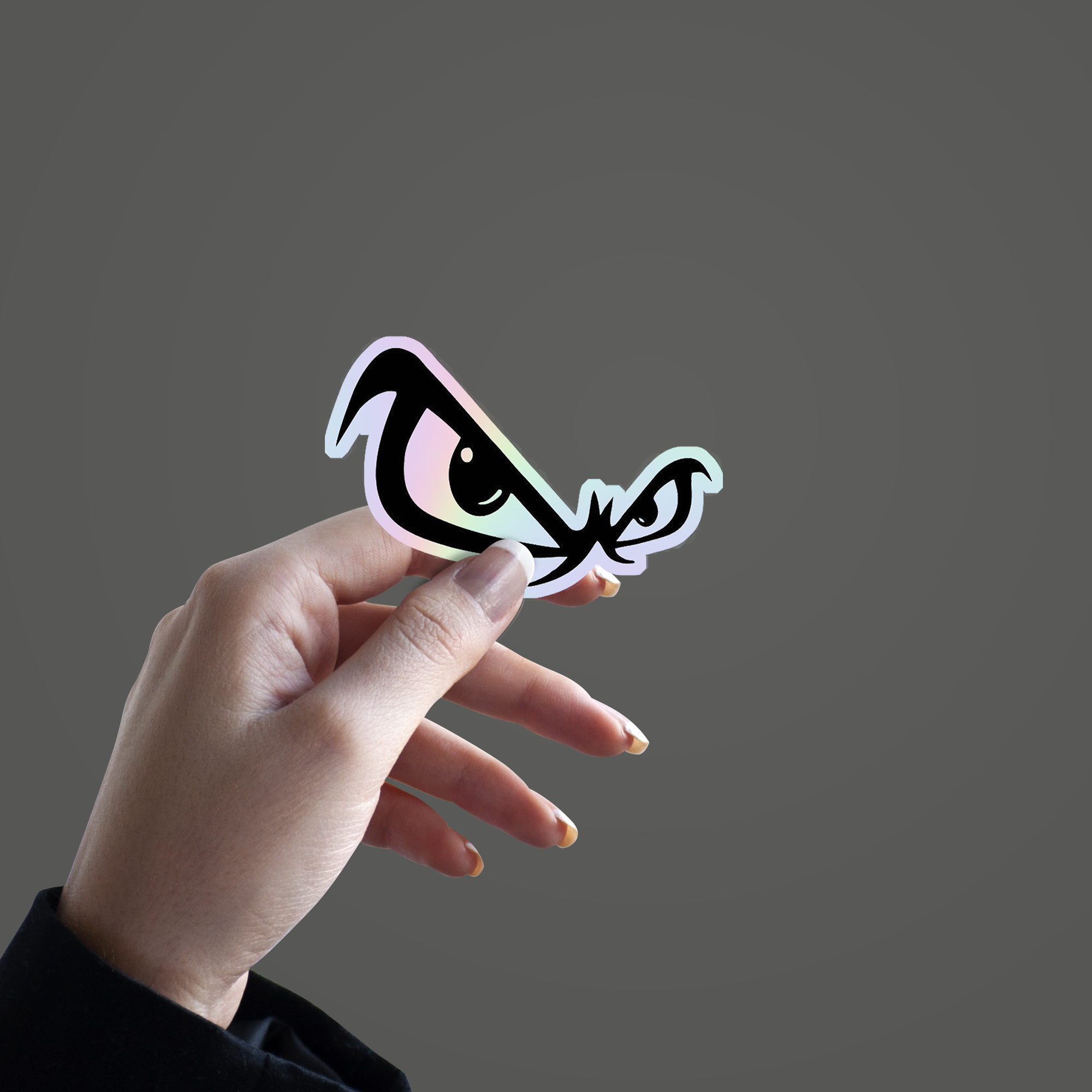 Devil Eyes Holographic Sticker