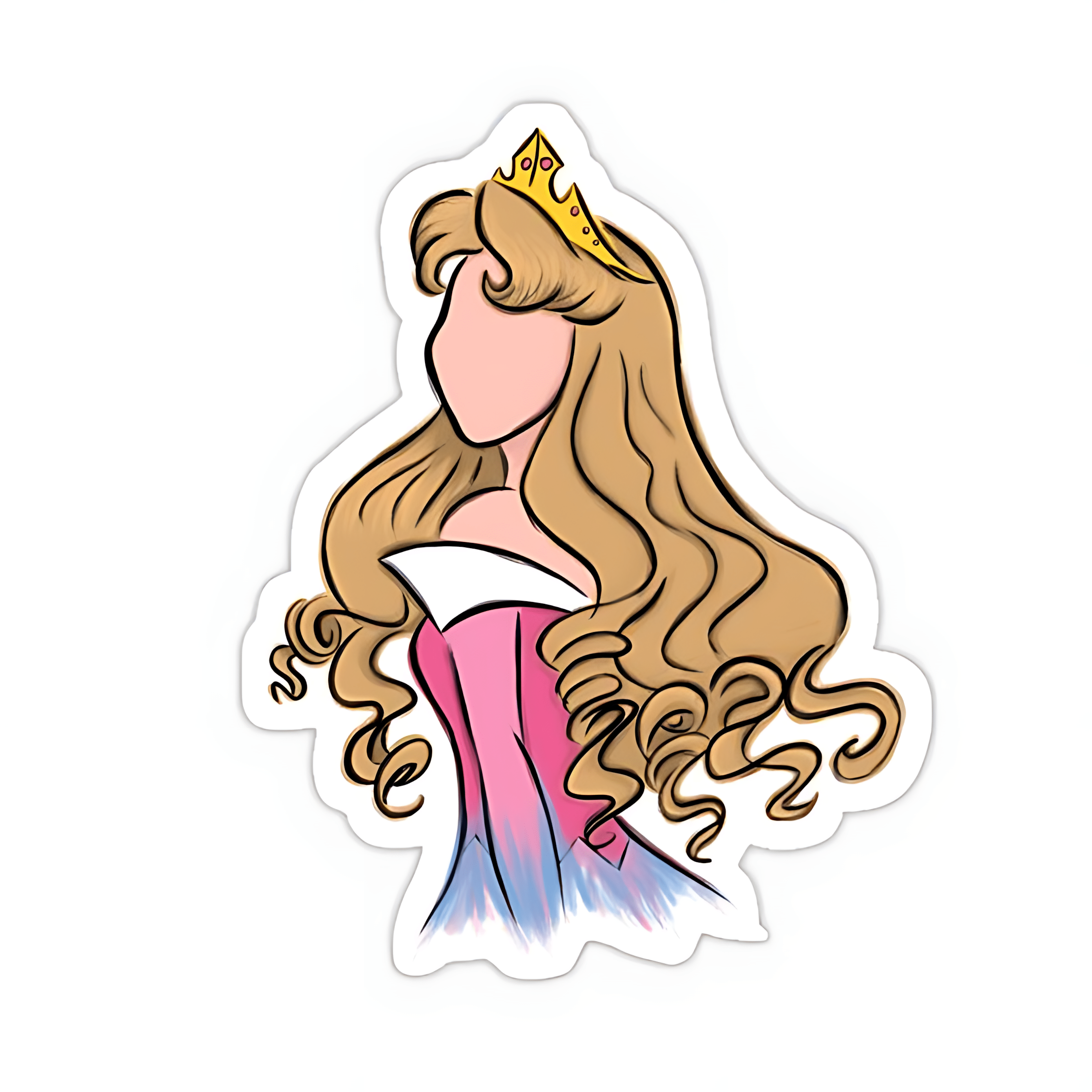 Sleeping Princess Sticker