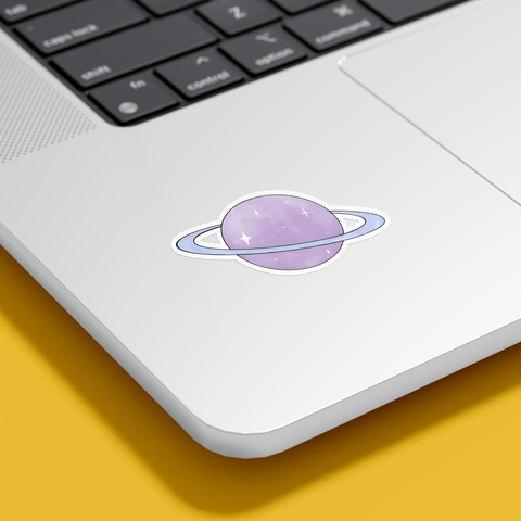 Purple planet Sticker