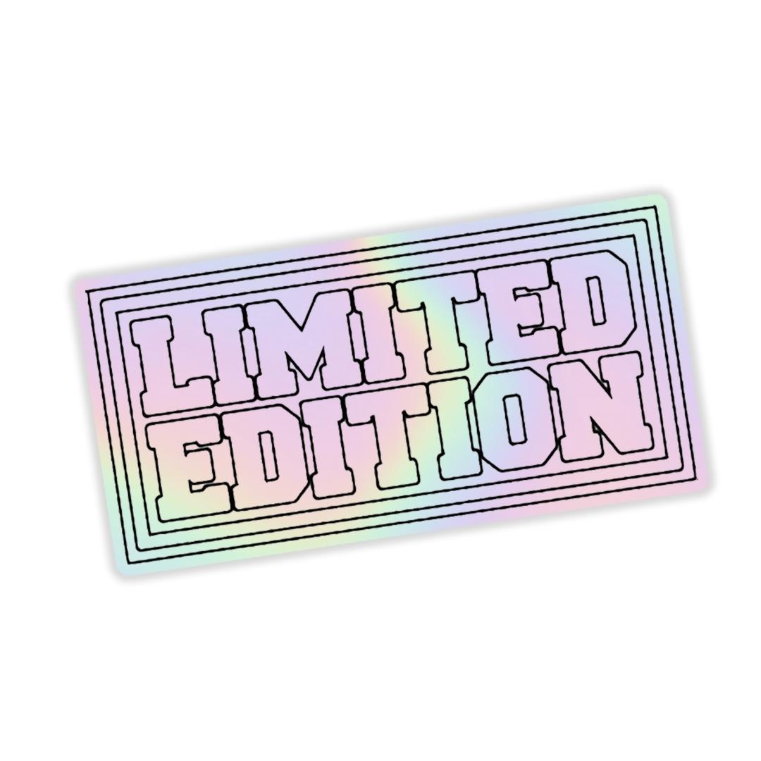 Limited edition  Holographic Sticker