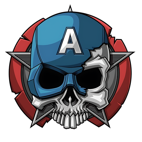 The Skull of a Hero Sticker