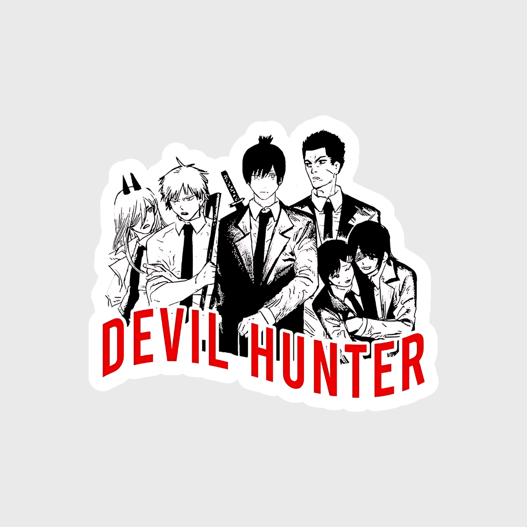 Devil hunter sticker