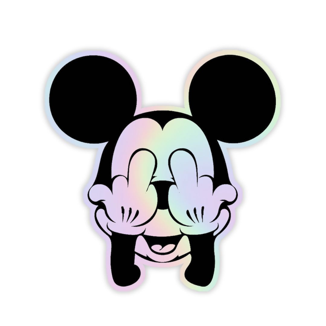 Micky Mouse Holographic Sticker