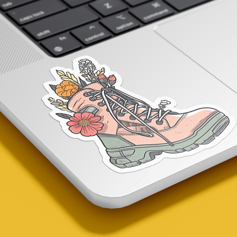 Hiking Boots Sticker