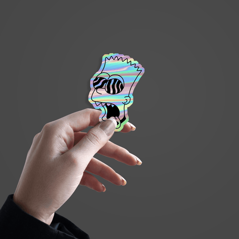 The Simpsons Character Holographic Sticker