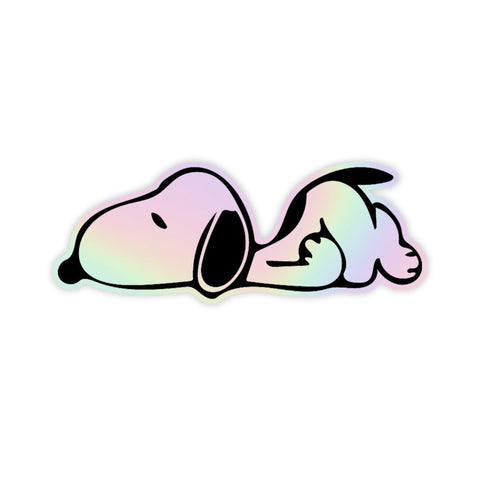 Snoopy Holographic Sticker