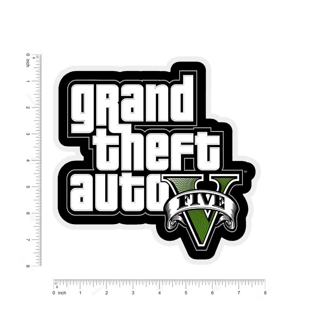 Grand theft Auto V5 bumper Sticker