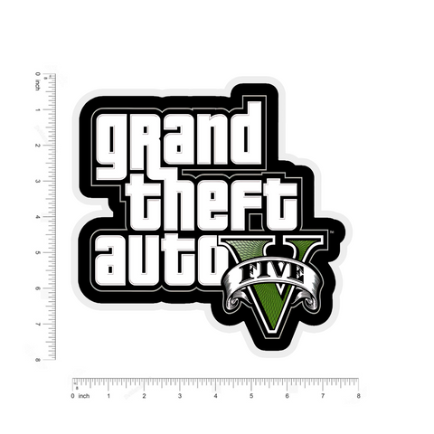 Grand theft Auto V5 bumper Sticker