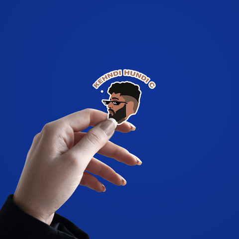 Kehndi Hundi c AP Dhillon Sticker