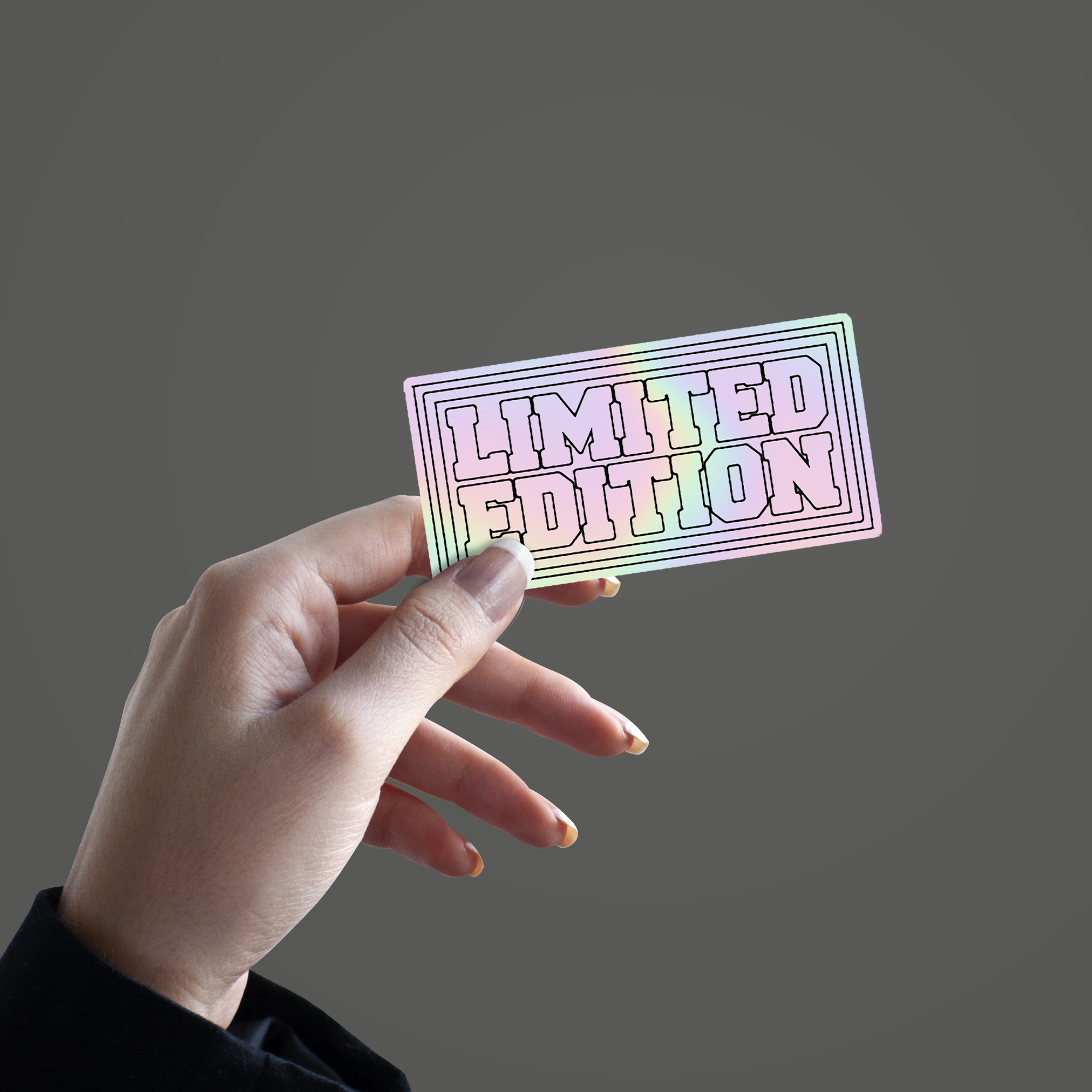 Limited edition  Holographic Sticker