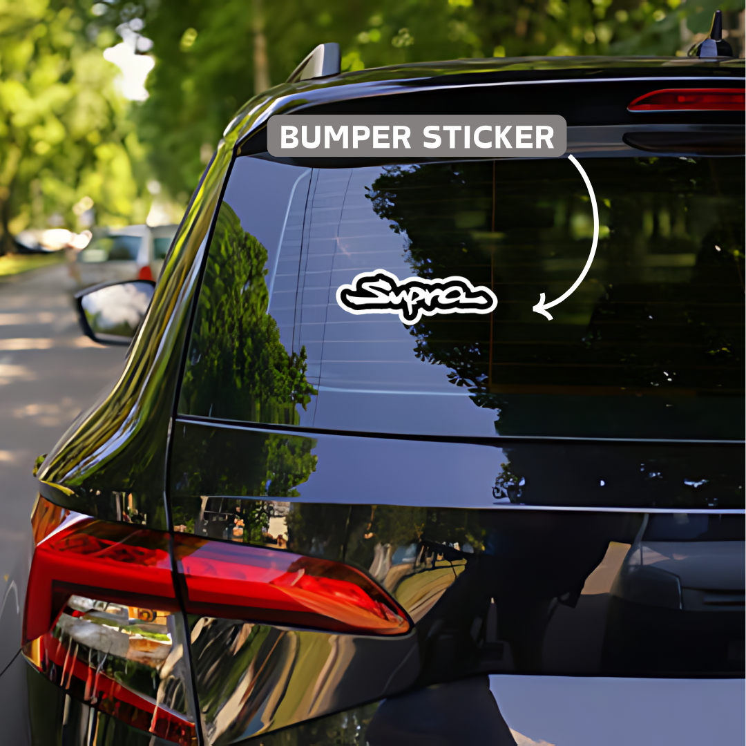 Supra Bumper Sticker