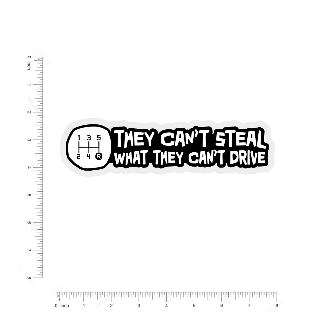 They can_t steal what the can_t ride Bumper Sticker