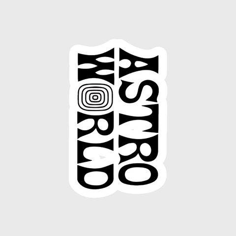 Astro world sticker